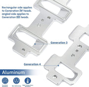 DURAFORCE Rectangle Intake Manifold Adapter For LS1 Cathedral Port Cylinder Head to LS3 LS