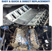 DURAFORCE Rectangle Intake Manifold Adapter For LS1 Cathedral Port Cylinder Head to LS3 LS