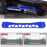 DURAFORCE Billet Rear Lower Subframe Brace Tie Bar for Honda Civic EK 1996-2000 Si DX Blue
