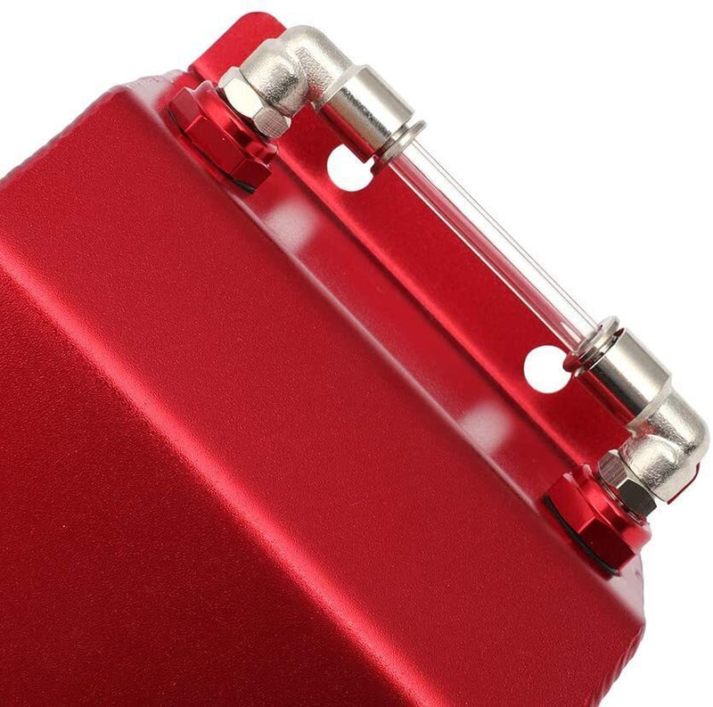 DURAFORCE Overflow Tank,Coolant Radiator Tank,Reservoir Expansion,Universal 1L Aluminum RE