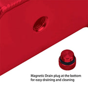 DURAFORCE Overflow Tank,Coolant Radiator Tank,Reservoir Expansion,Universal 1L Aluminum RE