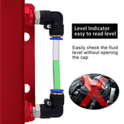 DURAFORCE Overflow Tank,Coolant Radiator Tank,Reservoir Expansion,Universal 1L Aluminum RE