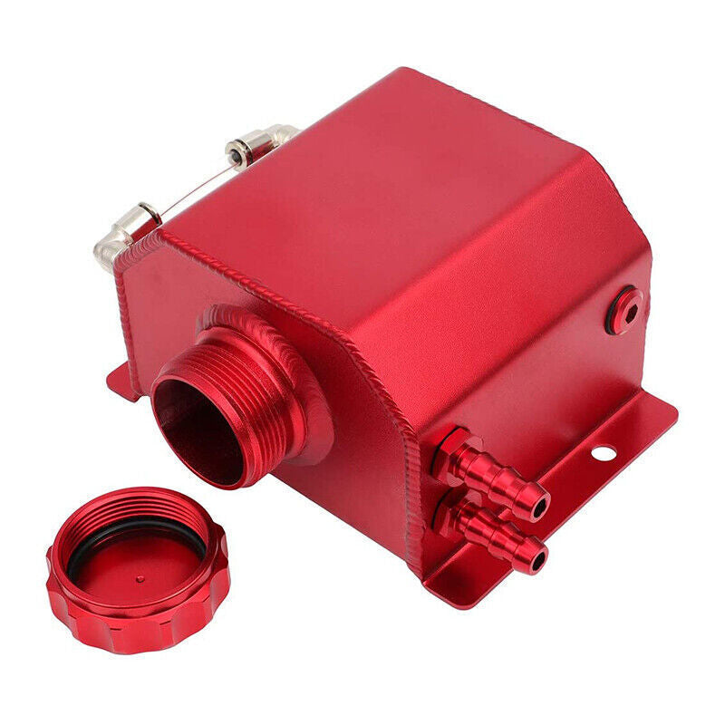 DURAFORCE Overflow Tank,Coolant Radiator Tank,Reservoir Expansion,Universal 1L Aluminum RE