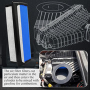 DURAFORCE NEW 4Pcs 03-42776-010 Engine Air Filter Fit for 2018-2022 Freightliner Cascadia
