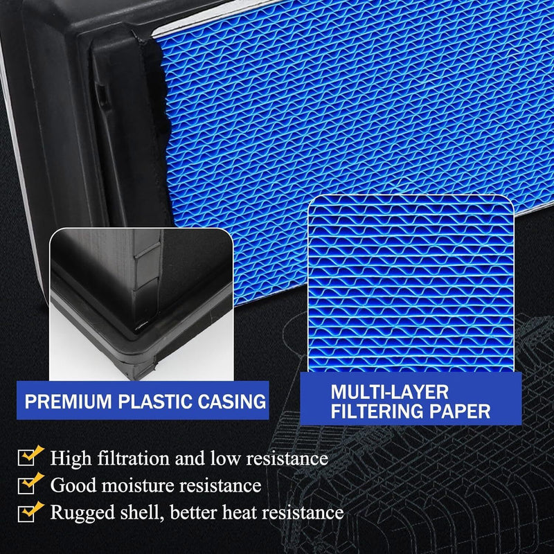 DURAFORCE NEW 4Pcs 03-42776-010 Engine Air Filter Fit for 2018-2022 Freightliner Cascadia