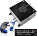 DURAFORCE 20 Gallon Universal Aluminum Racing/Drift Fuel Cell Tank w/ 12" Fuel Line Kit