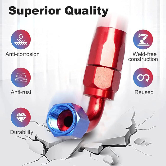 DURAFORCE 20 Gallon Universal Aluminum Racing/Drift Fuel Cell Tank w/ 12" Fuel Line Kit