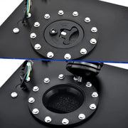 DURAFORCE 20 Gallon Universal Aluminum Racing/Drift Fuel Cell Tank w/ 12" Fuel Line Kit