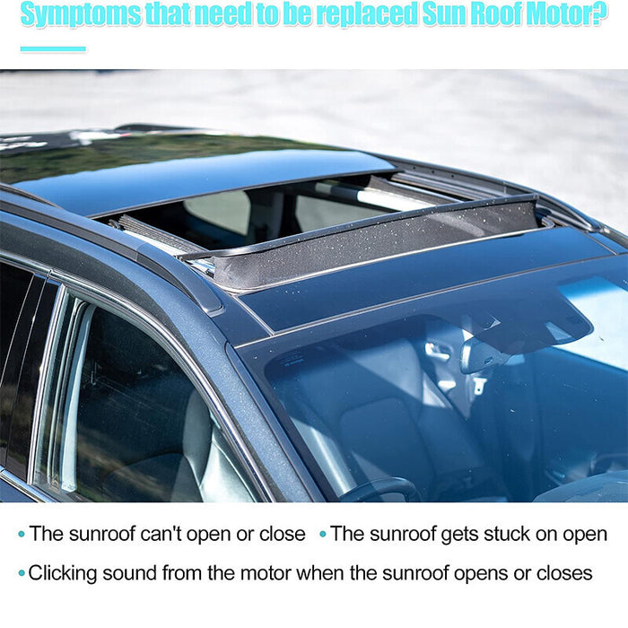 DURAFORCE 2PC SUNROOF MOON ROOF MOTOR FOR FORD EXPLORER 2011 2012 2013 2014 2015 2016 2017