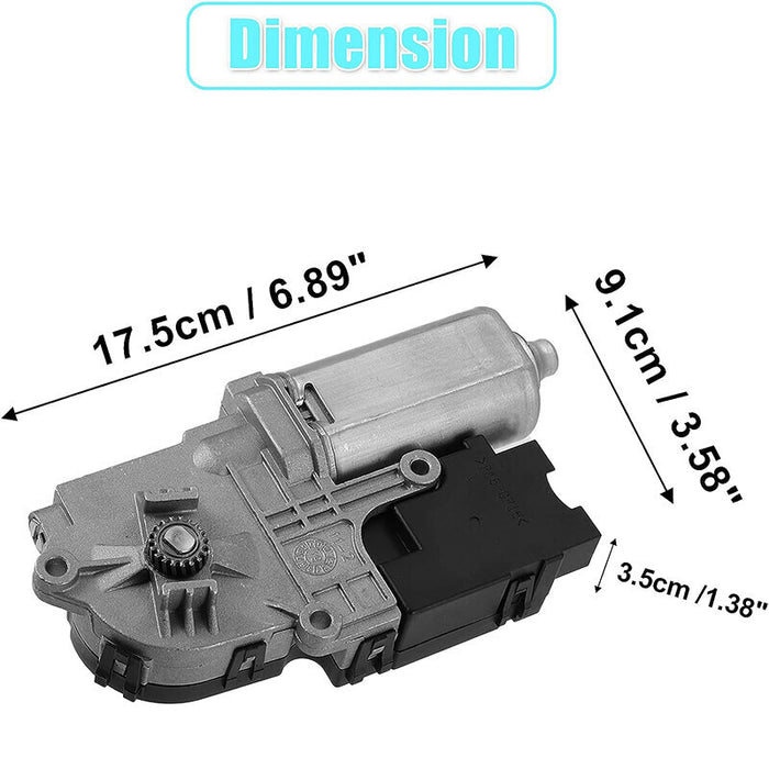 DURAFORCE 2PC SUNROOF MOON ROOF MOTOR FOR FORD EXPLORER 2011 2012 2013 2014 2015 2016 2017