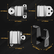 DURAFORCE 3-Bolt Motor Mount Swap Mount Kit For Honda Civic 1996-2000 B Series EK Chassis