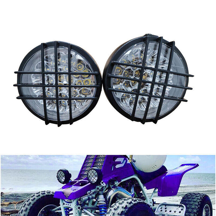 DURAFORCE 2x LED Headlights Fit For Yamaha 1993-2003 Warrior 350 1987-2006 Banshee 350