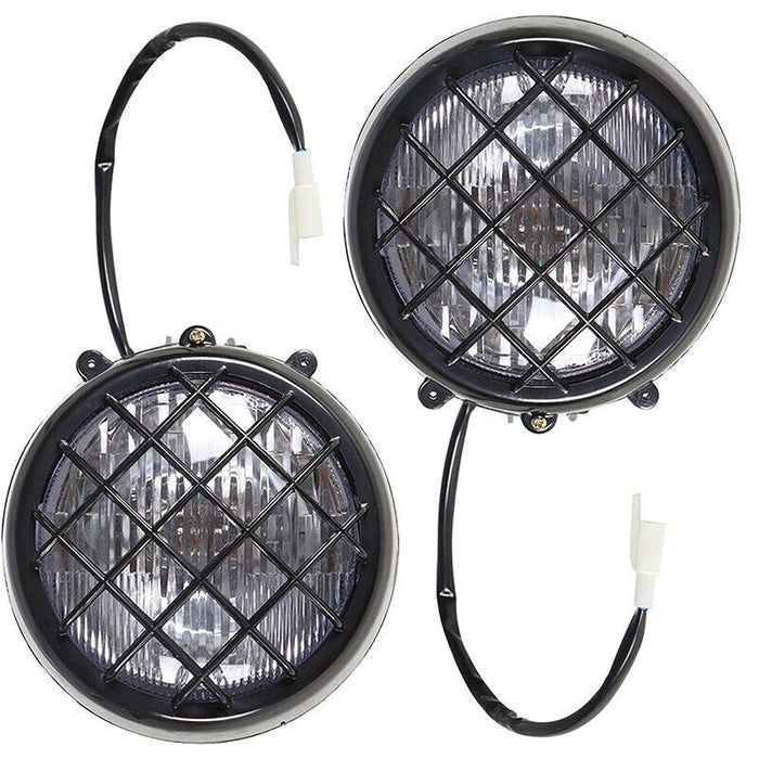 DURAFORCE 2x LED Headlights Fit For Yamaha 1993-2003 Warrior 350 1987-2006 Banshee 350