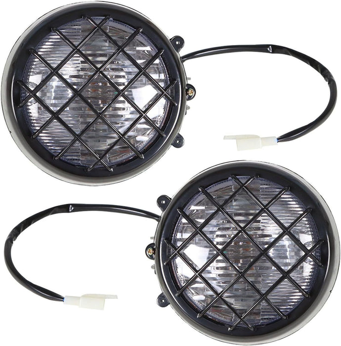 DURAFORCE 2x LED Headlights Fit For Yamaha 1993-2003 Warrior 350 1987-2006 Banshee 350