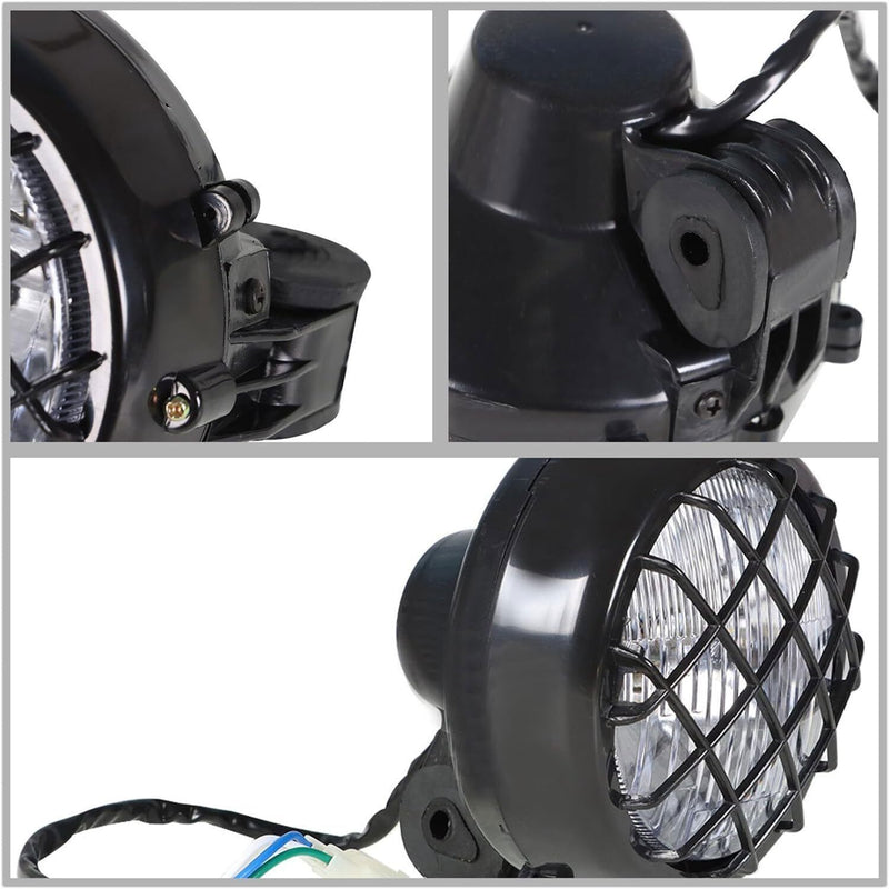 DURAFORCE 2x LED Headlights Fit For Yamaha 1993-2003 Warrior 350 1987-2006 Banshee 350