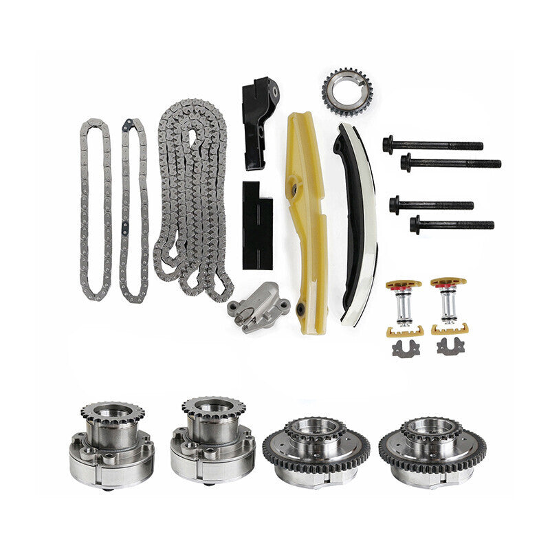 DURAFORCE Timing Chain Kit With VVT Cam Phaser for Ford F-150 Lincoln MKX 3.5L 2011-2017