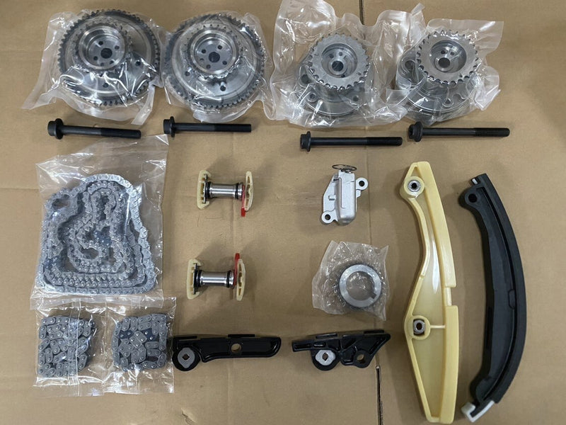 DURAFORCE Timing Chain Kit With VVT Cam Phaser for Ford F-150 Lincoln MKX 3.5L 2011-2017