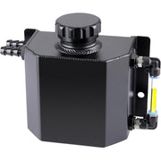 DURAFORCE Car Universal 1L Engine Radiator Coolant Overflow Tank Expansion Reservoir Black