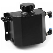 DURAFORCE Car Universal 1L Engine Radiator Coolant Overflow Tank Expansion Reservoir Black