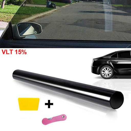 DURAFORCE 300CM Uncut Roll Window Tint Film 15% VLT 20" x 10ft Feet Car Home Office Glass