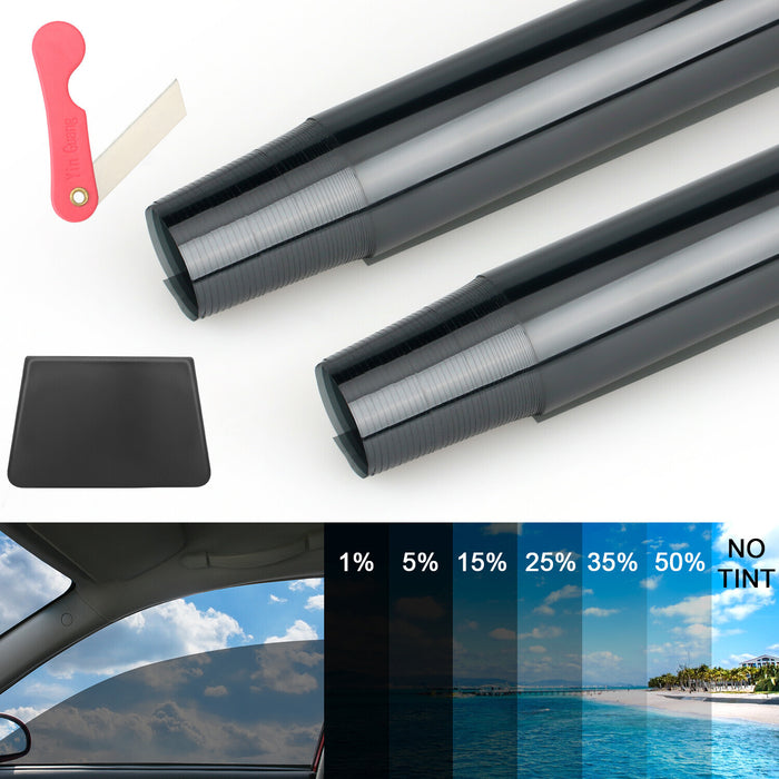 DURAFORCE 300CM Uncut Roll Window Tint Film 15% VLT 20" x 10ft Feet Car Home Office Glass
