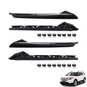 DURAFORCE Set Outer & Inner Windshield Trim Moldings For 2011-2019 Ford Explorer US STOCK