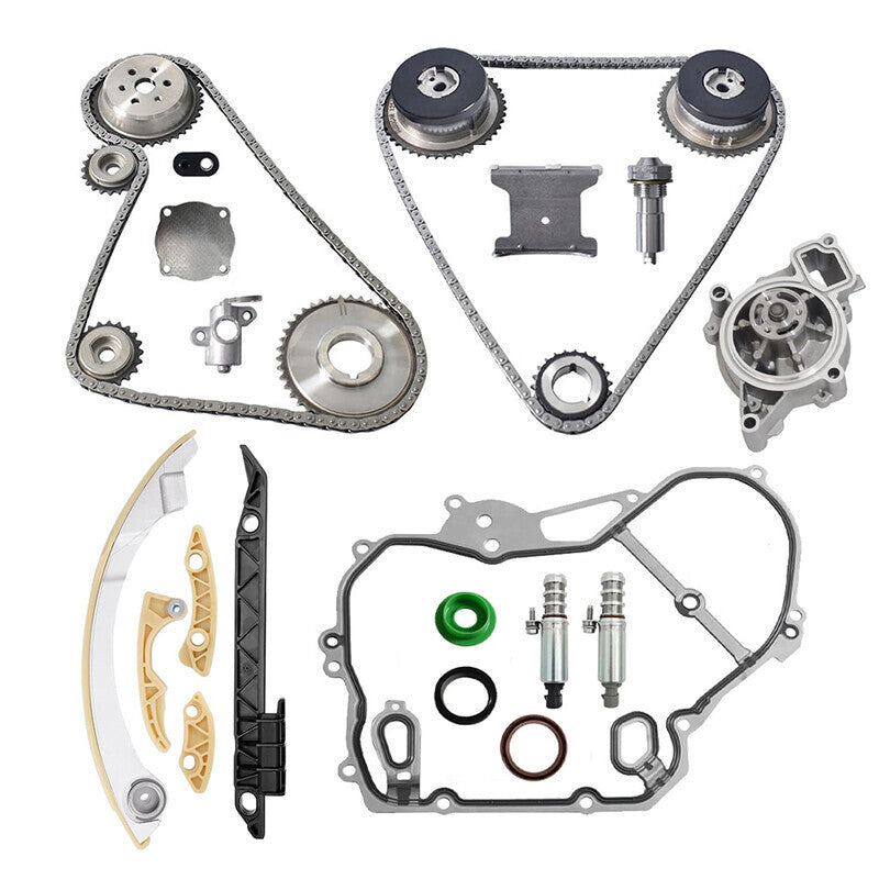 DURAFORCE Timing Chain Kit Water Pump For 11-17 Equinox Terrain Cobalt LaCrosse Verano 2.4