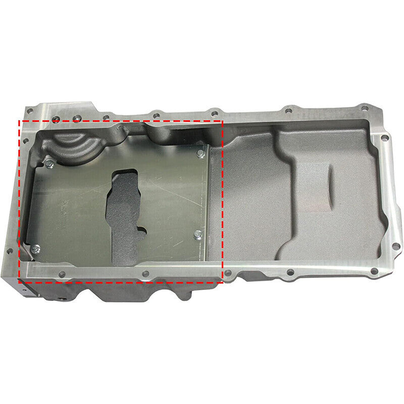 DURAFORCE 302-2 LS Swap Engine Oil Pan Kit Aluminum For Chevy Nova Camaro LS1 LS2 LS3 LS6