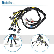 DURAFORCE Fit For 92-00 Civic Integra B16 B18 D16 OBD2 D & B-series Tucked Wire Harness