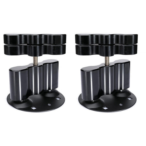 DURAFORCE 2PCS For Standard Pack Mount RX-DLX-PM Cargo Racks Fuel Gas Can Pack Black