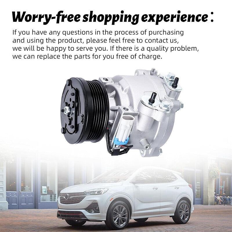 DURAFORCE AC Compressor Clutch for Chevy Trax Sonic Buick Encore 2013-2021 L4 1.4L 6513004