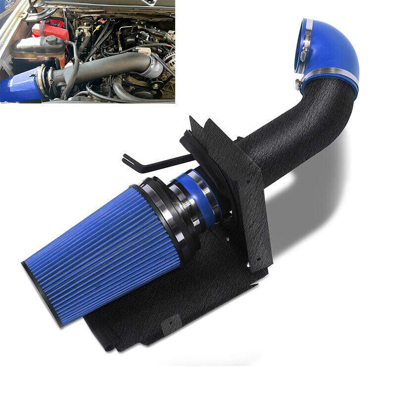 DURAFORCE 4" Cold Air Intake Kit Heat Shield For 99-06 GMC Yukon Silverado 1500 2500 3500