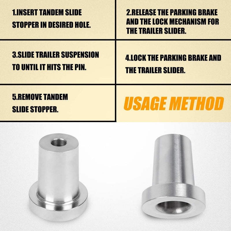 DURAFORCE Tandem Slider Stop Lock for Semi Truck Heavy Duty Steel Construction US STOCK