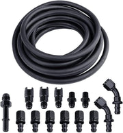 DURAFORCE 1 Set 3/8 Complete LS Conversion Fuel Line Fitting Adapter Kit EFI FI 25Ft US ST