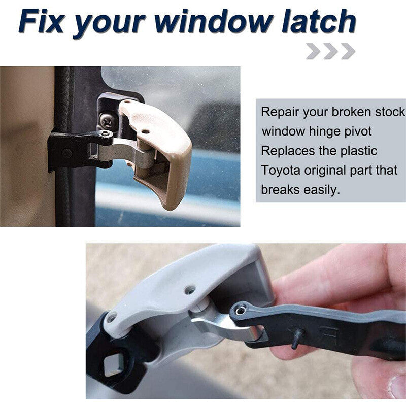 DURAFORCE Window Latch Hinge Pivot for First Gen Tacoma Tundra Rear Quarter Window 1995-06
