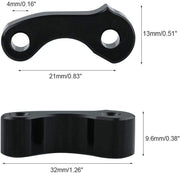 DURAFORCE Window Latch Hinge Pivot for First Gen Tacoma Tundra Rear Quarter Window 1995-06