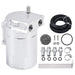 DURAFORCE Oil Catch Can Kit Reservoir Baffled Tank & Breather Filter Universal Aluminum US