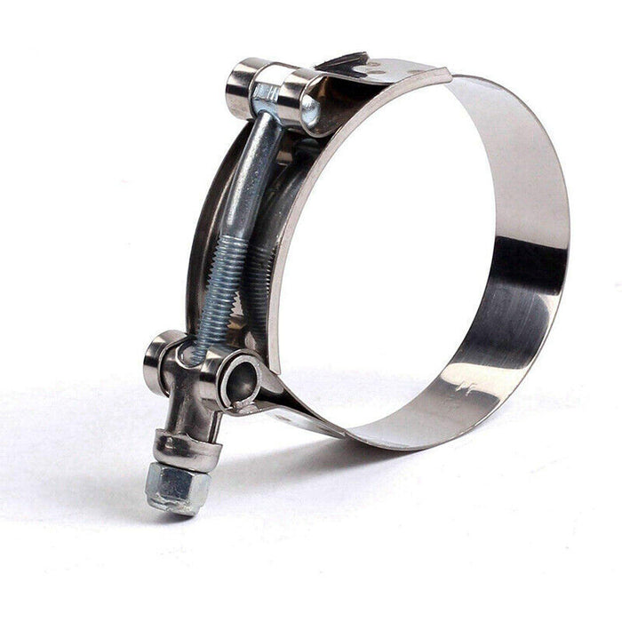 DURAFORCE 2.5" Inch 63mm Polished Aluminum Intercooler Pipe Kit + Hose + Clamp Universal