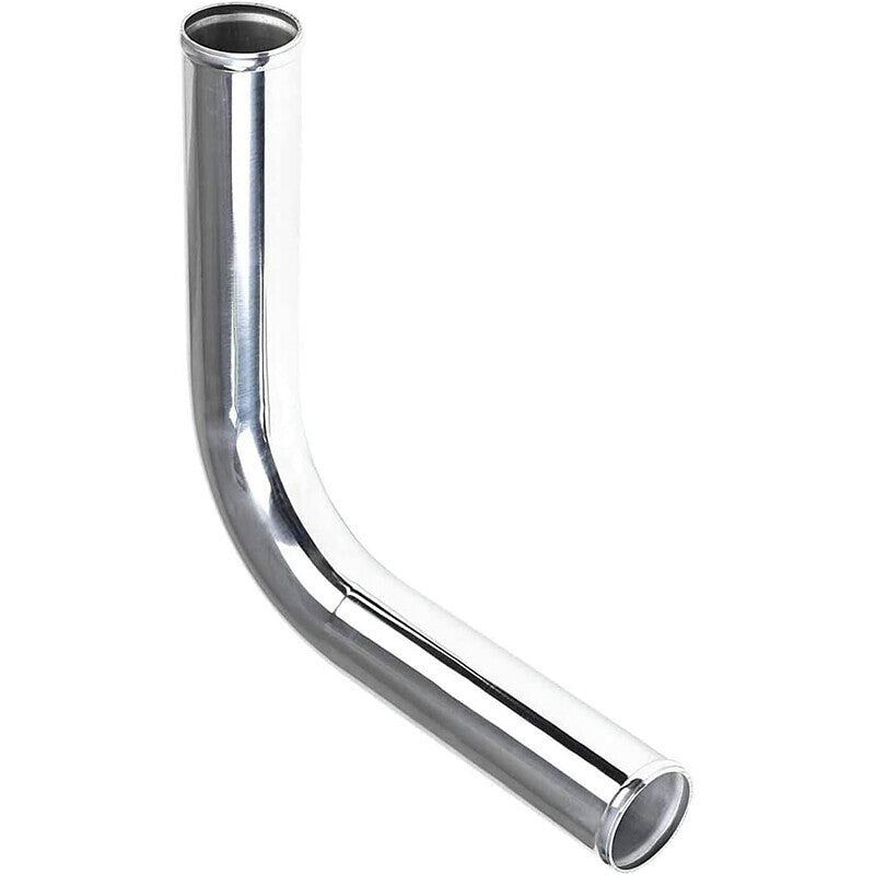 DURAFORCE 2.5" Inch 63mm Polished Aluminum Intercooler Pipe Kit + Hose + Clamp Universal