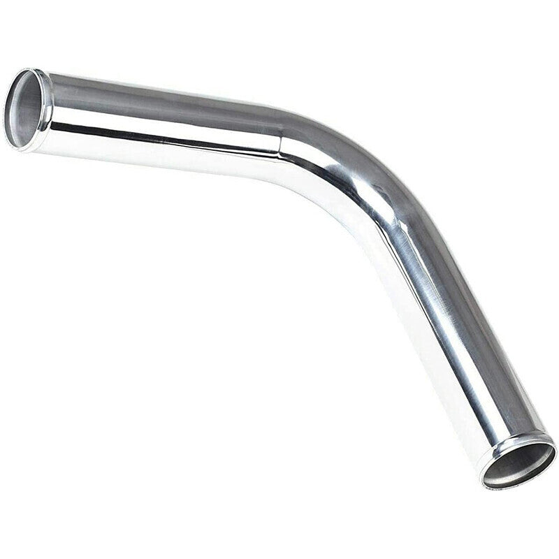 DURAFORCE 2.5" Inch 63mm Polished Aluminum Intercooler Pipe Kit + Hose + Clamp Universal