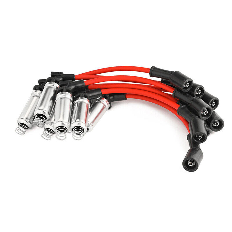 DURAFORCE 8x Spark Plug Wires For CHEVY Silverado 1500-2500 1999-2006 LS1 VORTEC 4.8L-6.0L