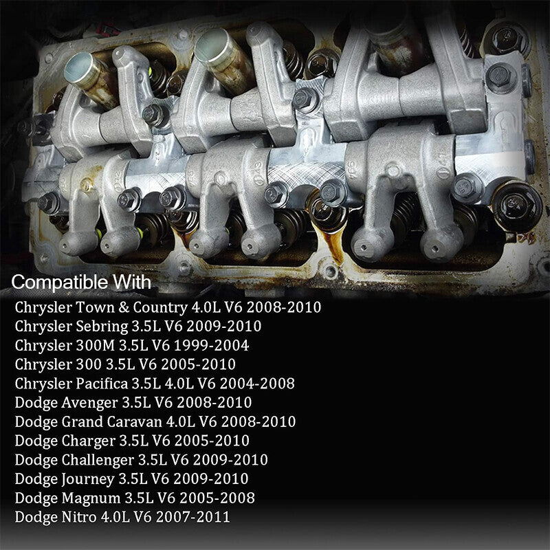 DURAFORCE Rocker Arm & Shaft Lifter Assembly for Chrysler Dodge 3.5L 4.0L V6 4892293AC