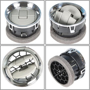 DURAFORCE New For Ford F-150 F150 09-14 Front Dashboard Louvres Chrome AC Heater Air Vent