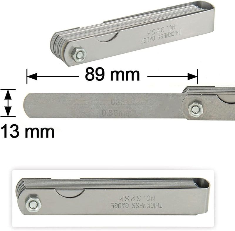 DURAFORCE Universal Spark Plug Gap Tool Compatible with 10mm 12mm 14mm 16mm Spark Plugs