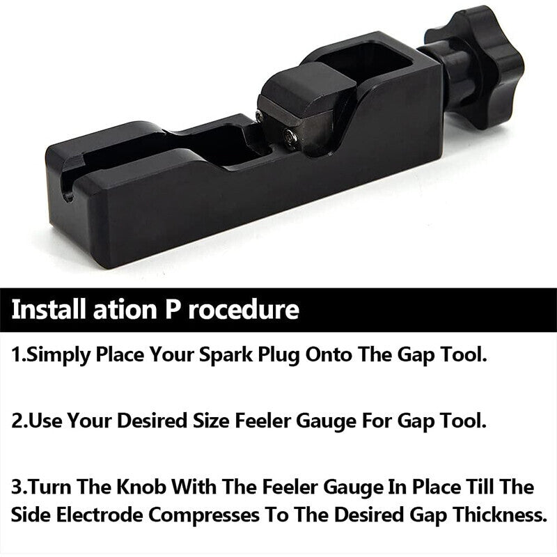 DURAFORCE Universal Spark Plug Gap Tool Compatible with 10mm 12mm 14mm 16mm Spark Plugs