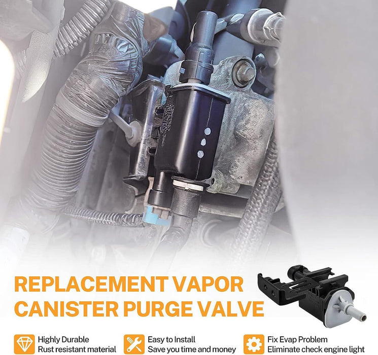 DURAFORCE 12597567 EVAP Emisson Vapor Canister Purge Solenoid Valve fits For Chevy Buick