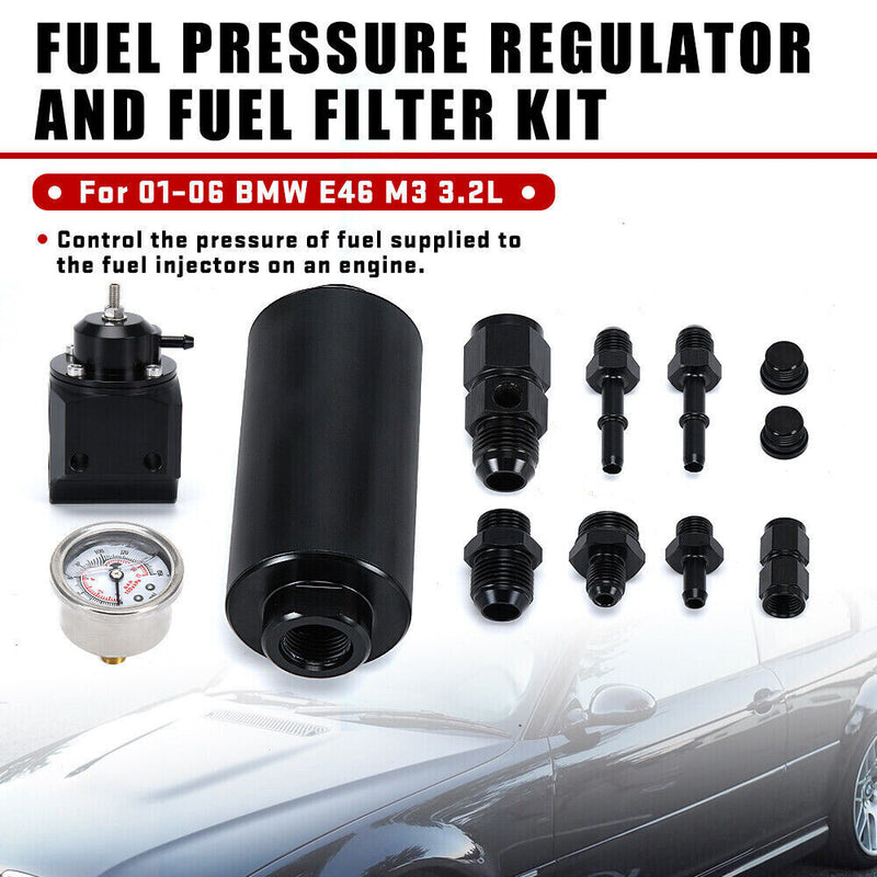 DURAFORCE FPR Engineering Fuel Filter Gauge Kit For 01–06 BMW E46 M3 3.2 Injection Parts