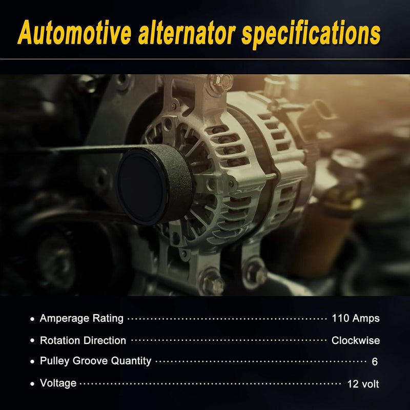 DURAFORCE Alternator Fit For Hyundai Sonata Kia 2.4L 2010 2011 2012 2013 37300-2G400 New