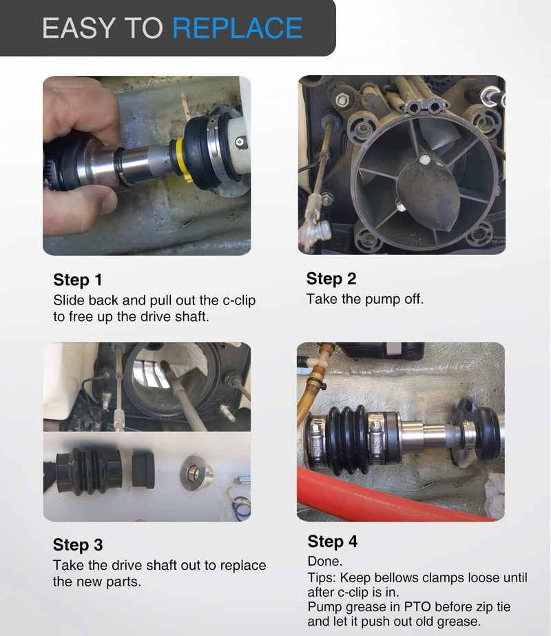 DURAFORCE Seal Drive Line Rebuild Repair Kit For SeaDoo 1996-2007 SP/SPX/GTX/GS 272000042