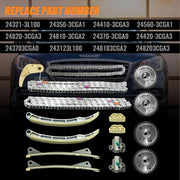 DURAFORCE Engine Timing Chain Kit For Hyundai KIA Santa Fe Sorento Azera 3.8 24410-3CGA